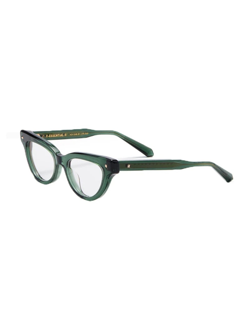 New Valentino V-ESSENTIAL II VLX-124B Crystal Emerald Green 50mm NWT